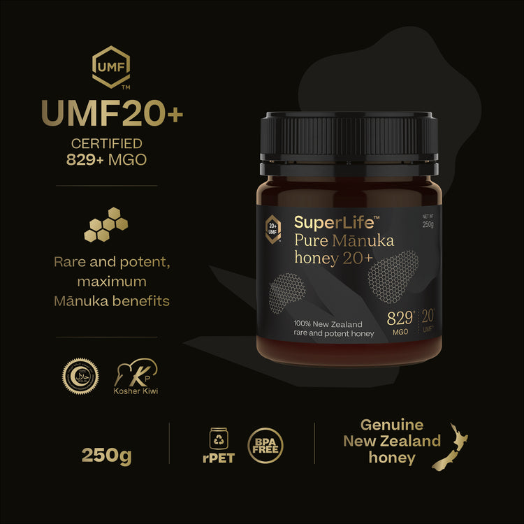 SuperLife™ Pure Mānuka honey 20+