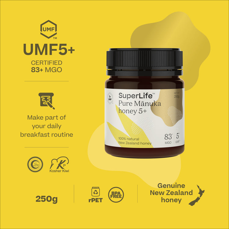 SuperLife™ Pure Mānuka honey 5+