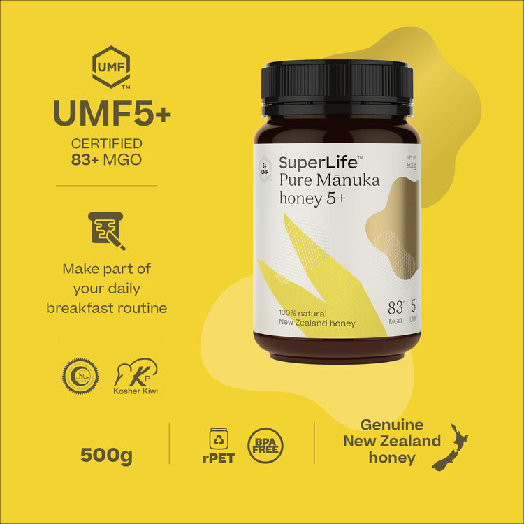SuperLife™ Pure Mānuka honey 5+