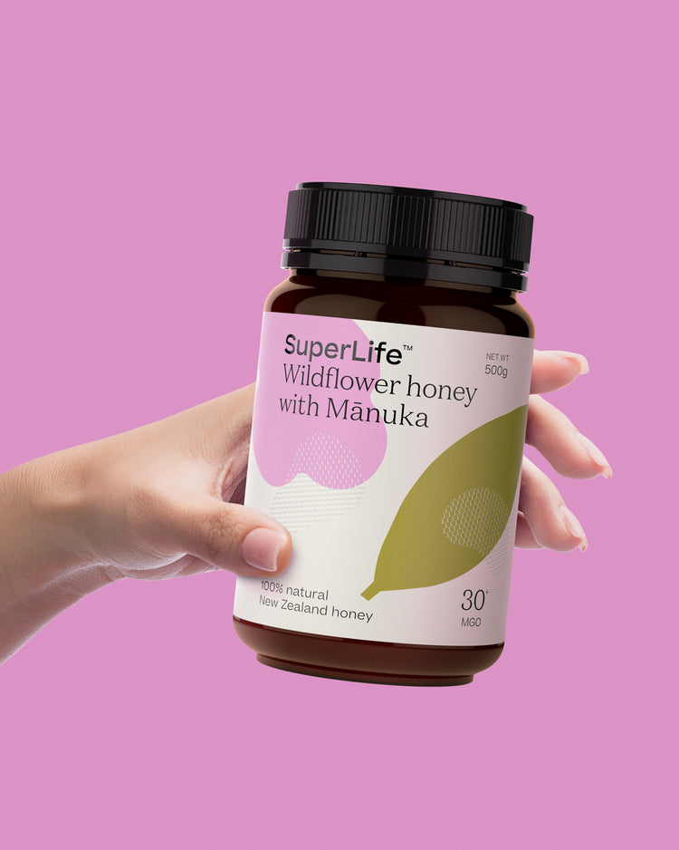 SuperLife™ Wildflower honey with Mānuka